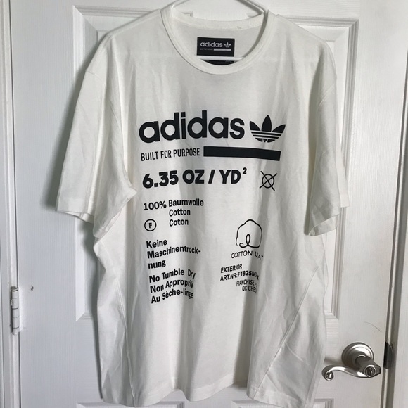 adidas Other - Adidas white cotton t shirt, new